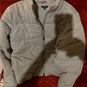 Tommy Hilfiger Men's Light Gray Puffer Jacket